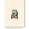 Deep Red Stamps Alice in Armchair Rubber Cling Stamp 1.6 x 2 inches
